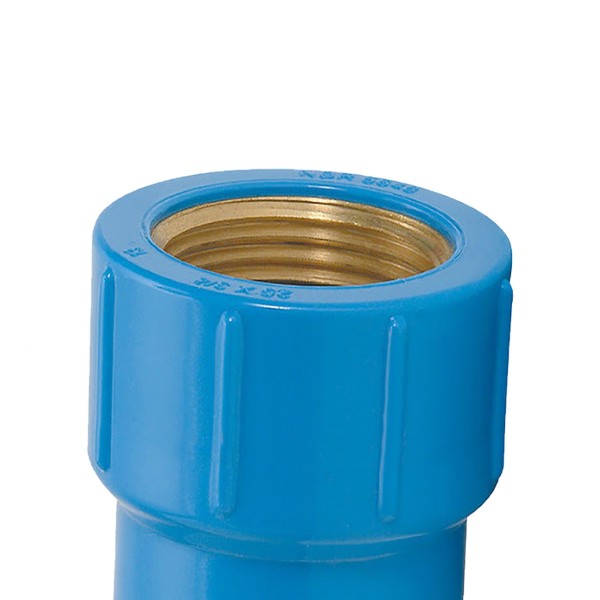 Encontraproduto.com.br - Luva Amanco Soldável Lado Rosca Latonado 25x3/4