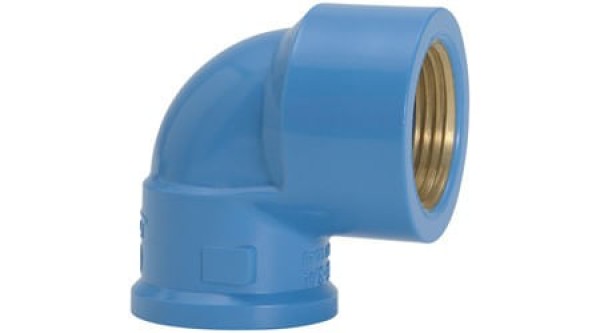 Encontraproduto.com.br - Joelho Amanco Lado Rosca Latonado 90 20x1/2