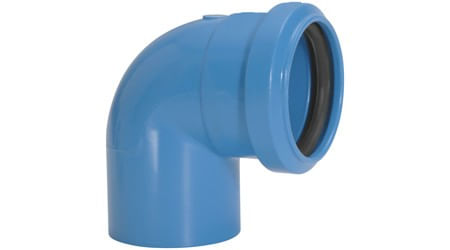Encontraproduto.com.br - Joelho 90° Azul Com Anel Vedação Dn38x38 Amanco