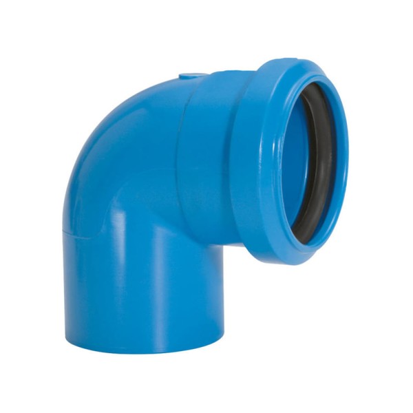 Encontraproduto.com.br - Joelho 90° Azul Com Anel Vedação Dn38x38 Amanco