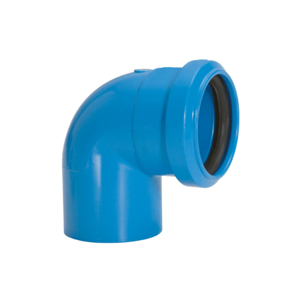 Encontraproduto.com.br - Joelho 90° Azul Com Anel Vedação Dn38x38 Amanco
