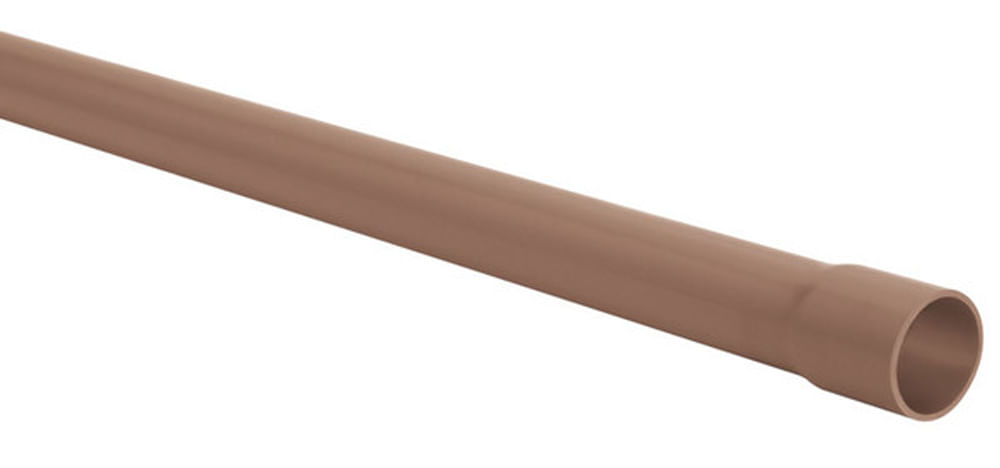 Tubo 3,00m 20mm Pvc Soldável Marrom Amanco