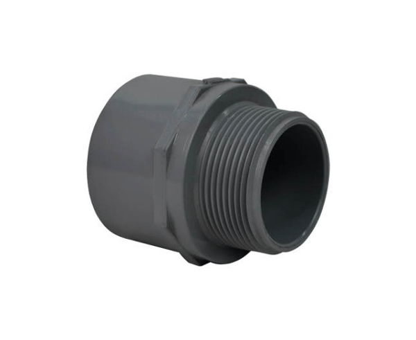 Adaptador Macho PVC Industrial SCH80 Amanco Wavin