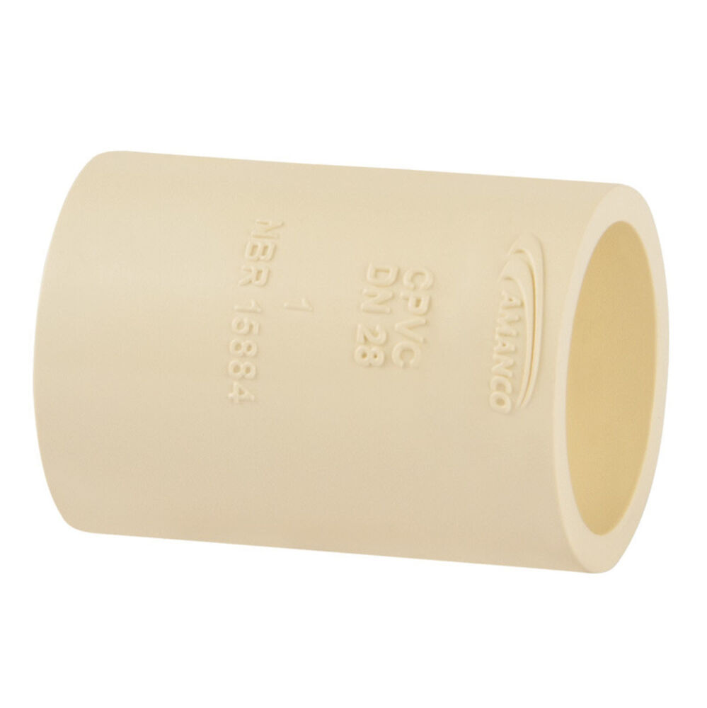 Encontraproduto.com.br - Luva 22mm Cpvc Super Branco Amanco