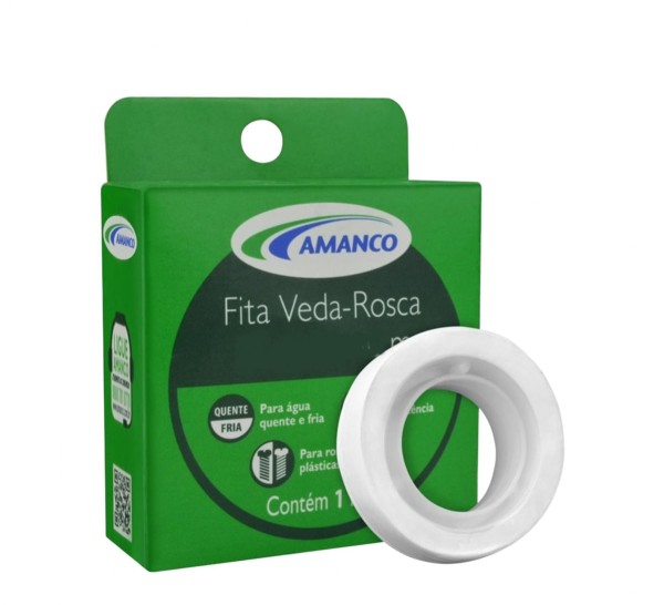 Encontraproduto.com.br - FITA VEDA ROSCA 12MMX25MTS AMANCO