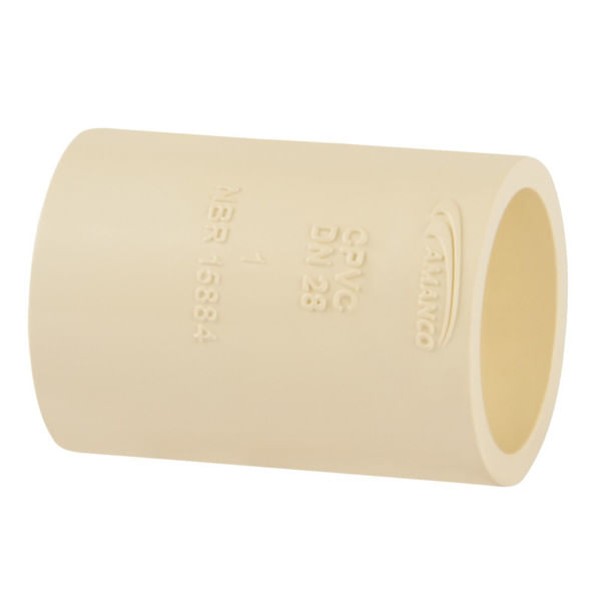 Encontraproduto.com.br - Luva Simples FF Super Cpvc Amanco Dn 28