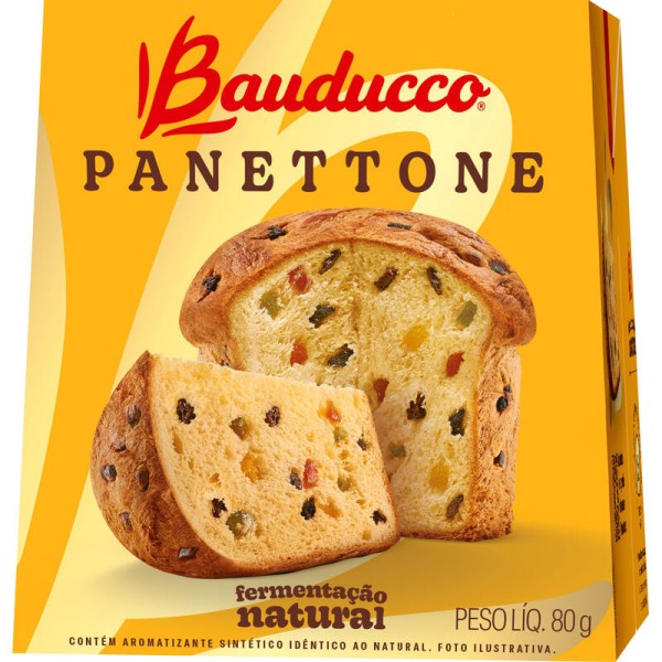 Encontraproduto.com.br - Panettone Bauducco Frutas Caixeta com 80g