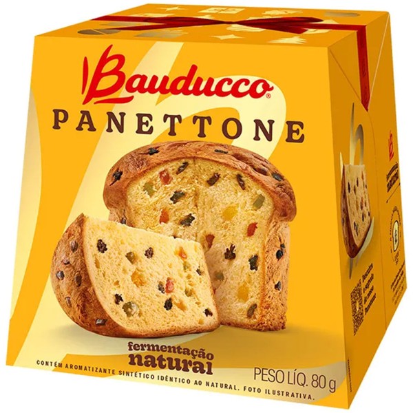 Encontraproduto.com.br - Panettone Bauducco Frutas Caixeta com 80g