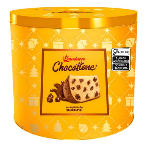 Encontraproduto.com.br - Chocottone Bauducco Lata com 750g