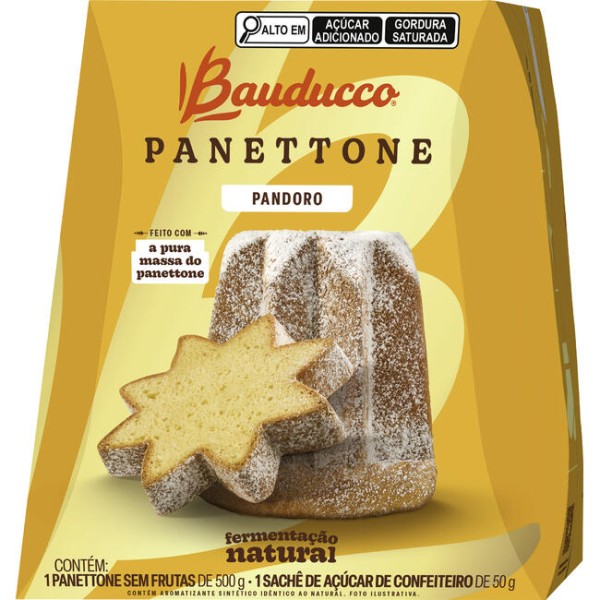 Panettone Pandoro Bauducco Caixeta com 500g