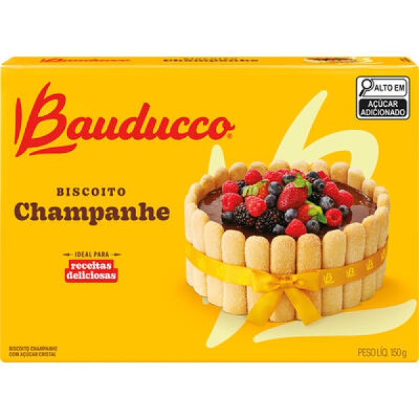 Biscoito Bauducco Champanhe Caixeta com 150g