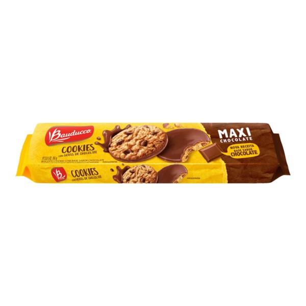 Encontraproduto.com.br - Biscoito Cookies Bauducco Maxi Chocolate Pacote com 96g
