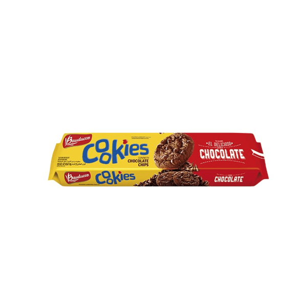 Encontraproduto.com.br - Biscoito Cookies Bauducco Chocolate Pacote com 100g