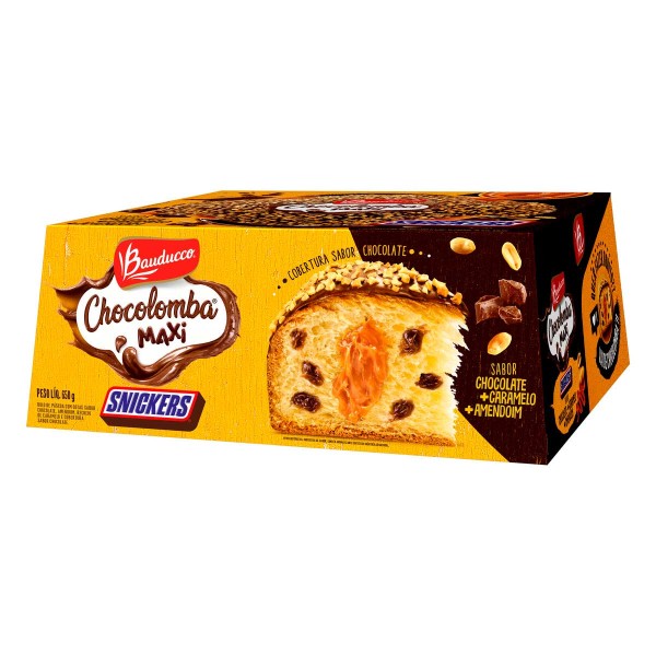 Encontraproduto.com.br - Colomba Pascal Snickers Bauducco 650g