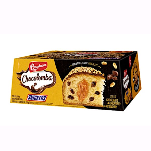 Encontraproduto.com.br - Colomba Pascal Snickers Bauducco 650g