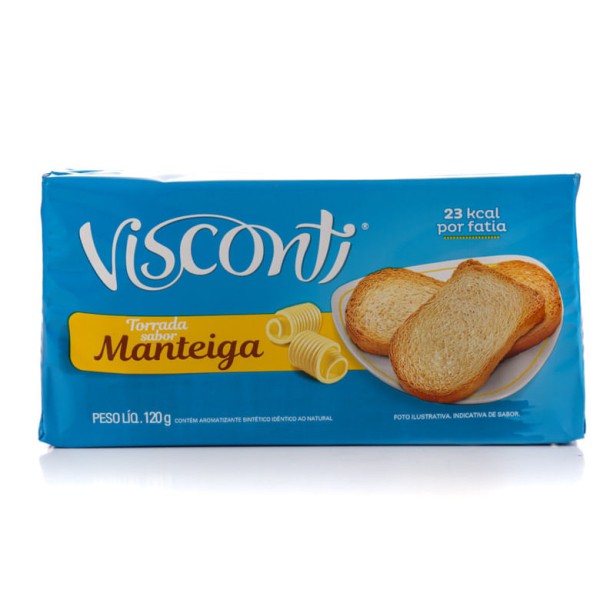 Encontraproduto.com.br - Torradas Visconti Manteiga 120 g
