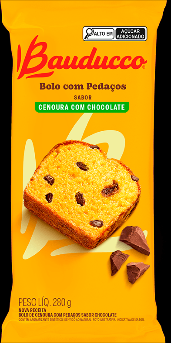 Encontraproduto.com.br - Bolo Bauducco Cenoura Com Gotas De Chocolate 280g