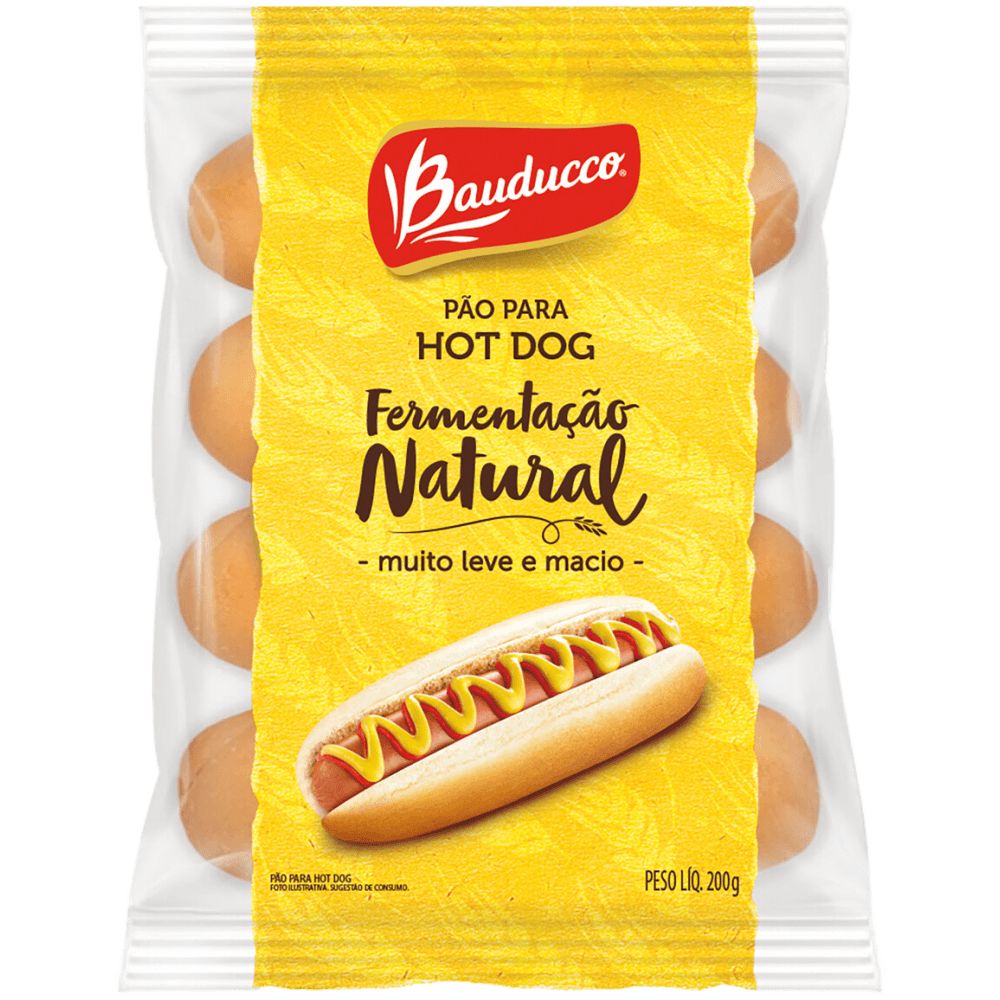 Encontraproduto.com.br - Pão para Hot-Dog Bauducco Pacote 200g