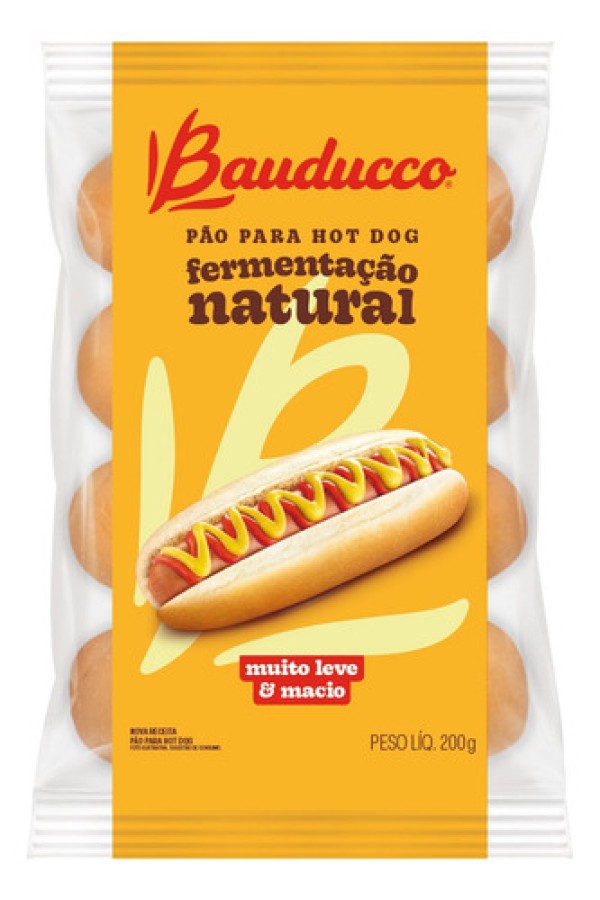 Pão para Hot-Dog Bauducco Pacote 200g
