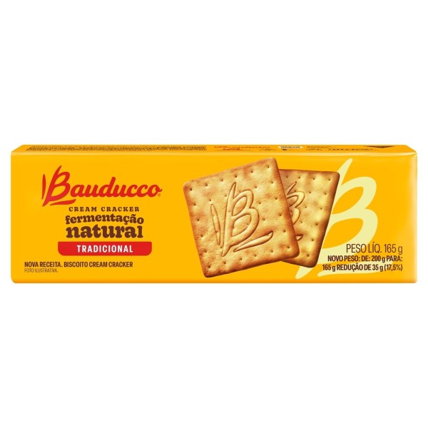 Encontraproduto.com.br - Biscoito Cream Cracker Tradicional Bauducco 165g