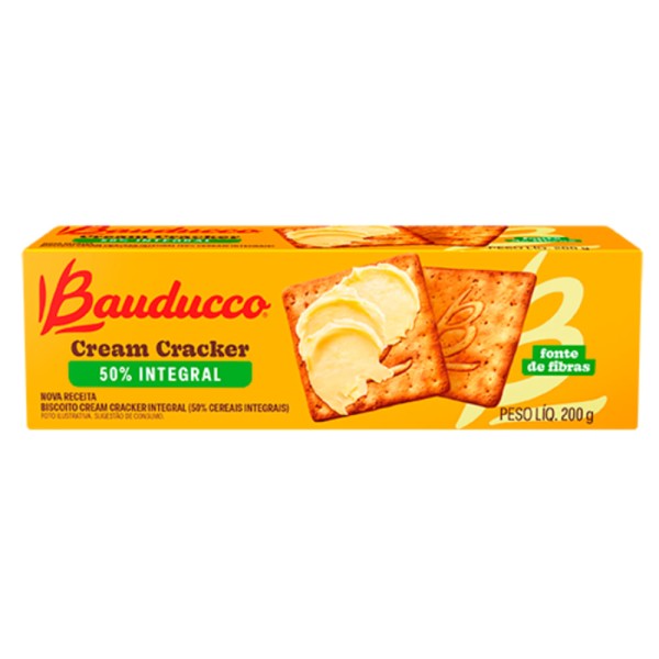 Encontraproduto.com.br - Biscoito Cream Cracker Integral Bauducco 165g