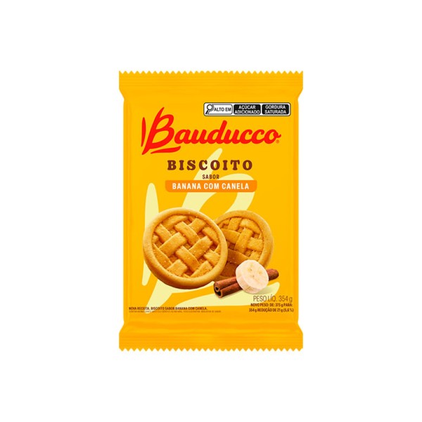 Encontraproduto.com.br - Biscoito Bauducco Banana com Canela 354g