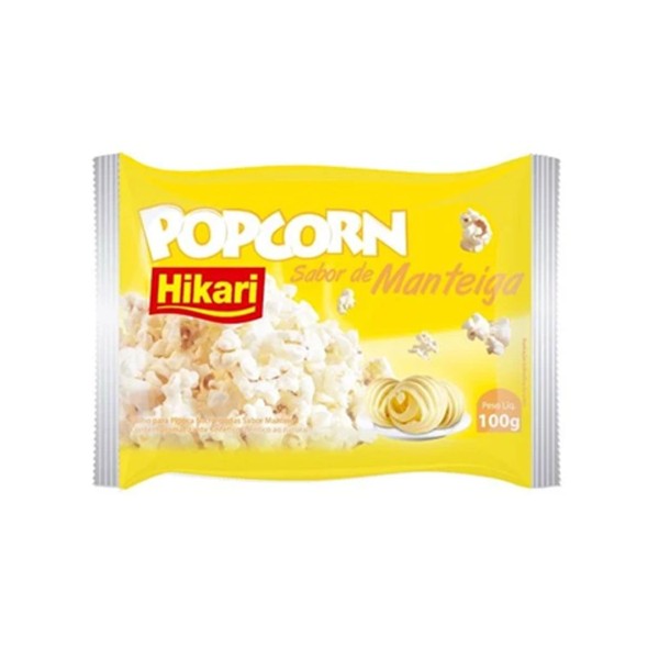 Encontraproduto.com.br - Pipoca para Microondas sabor Manteiga Hikari 100g