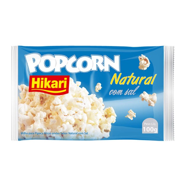 Encontraproduto.com.br - Pipoca para Microondas Natural Hikari 100g