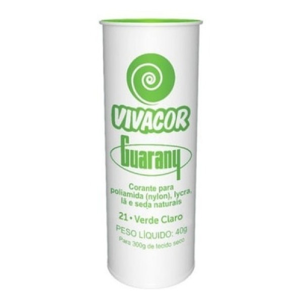 TINTA P/TINGIR VIVACOR 40G 21 VERDE CLARO