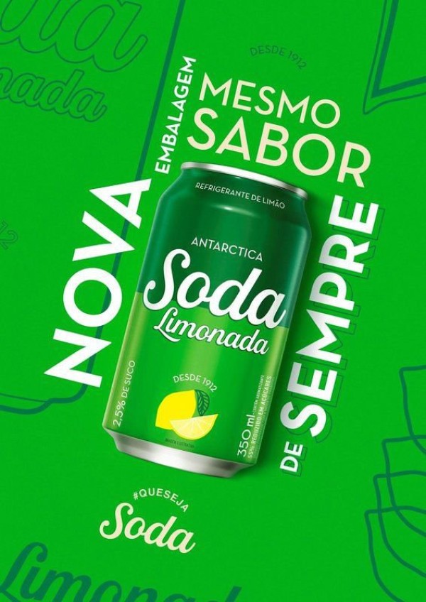 Encontraproduto.com.br - Refrigerante Antarctica Soda Limonada Lata com 350ml