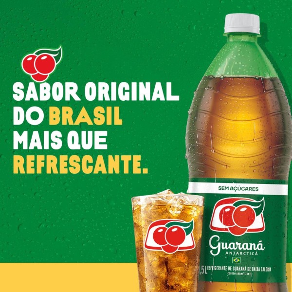 Encontraproduto.com.br - Refrigerante Guaraná Antarctica Sem Açúcar 1,5L Garrafa Pet