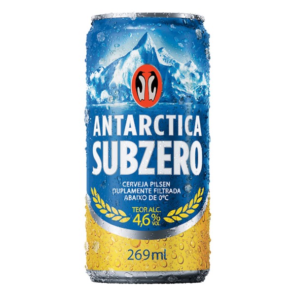 Encontraproduto.com.br - Cerveja Pilsen Lager Antarctica Pack com 15 Unidades de 269ml