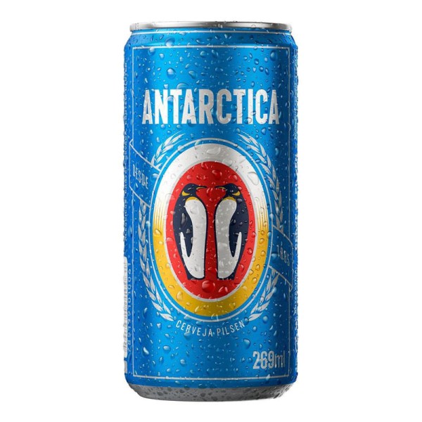 Encontraproduto.com.br - Cerveja Pilsen Lager Antarctica Pack com 15 Unidades de 269ml