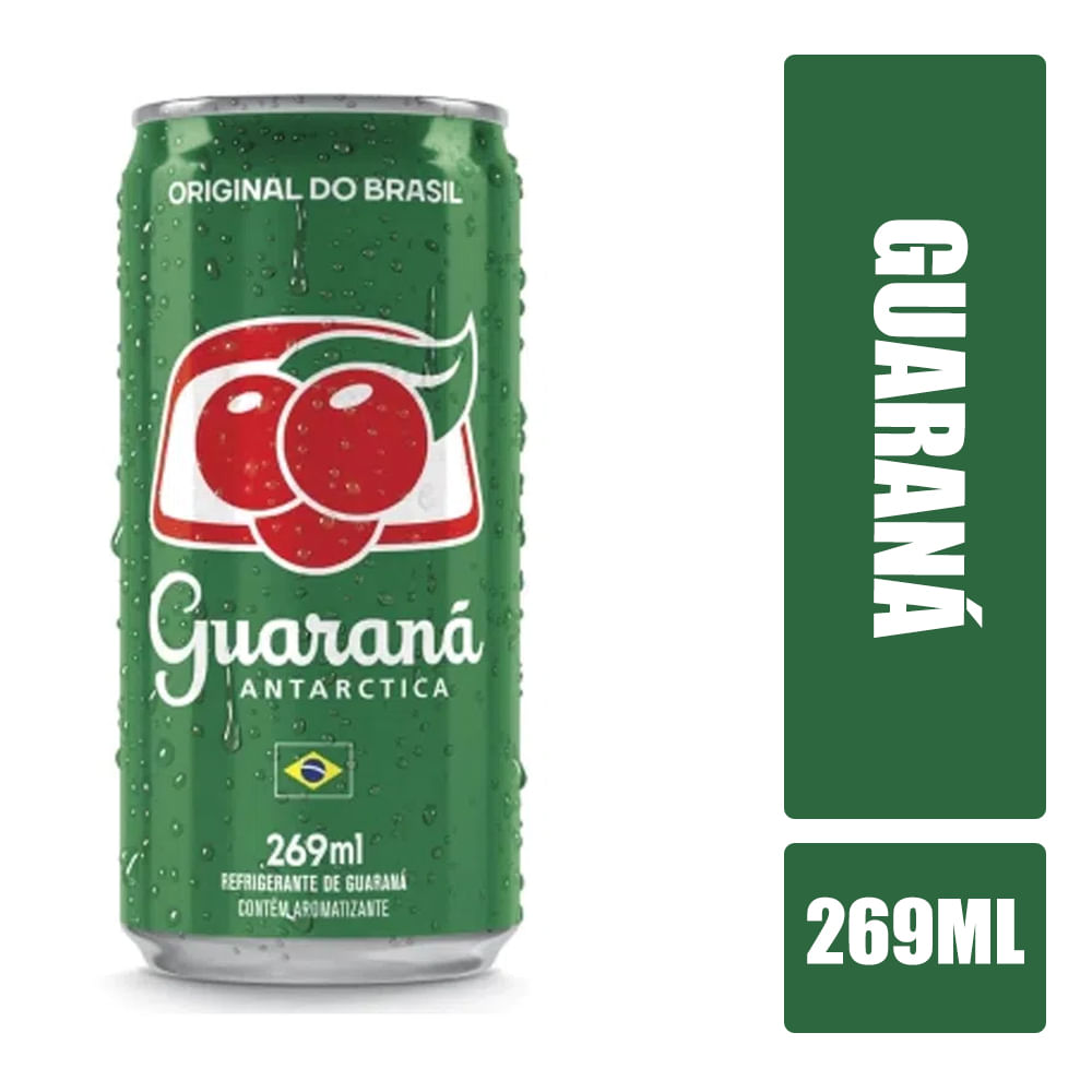 Encontraproduto.com.br - Refrigerante Guaraná Antarctica Pack com 15 Unidades 269ml Cada