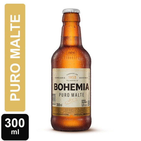 Cerveja Bohemia Sem Casco 300ml