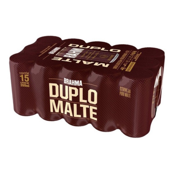 Cerveja BRAHMA Duplo Malte Lata 269ml