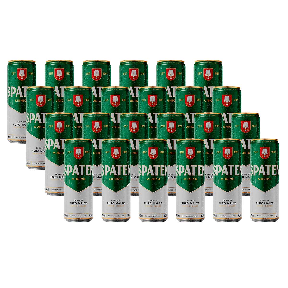 Encontraproduto.com.br - Cerveja Spaten Lata Sleek 350 ml