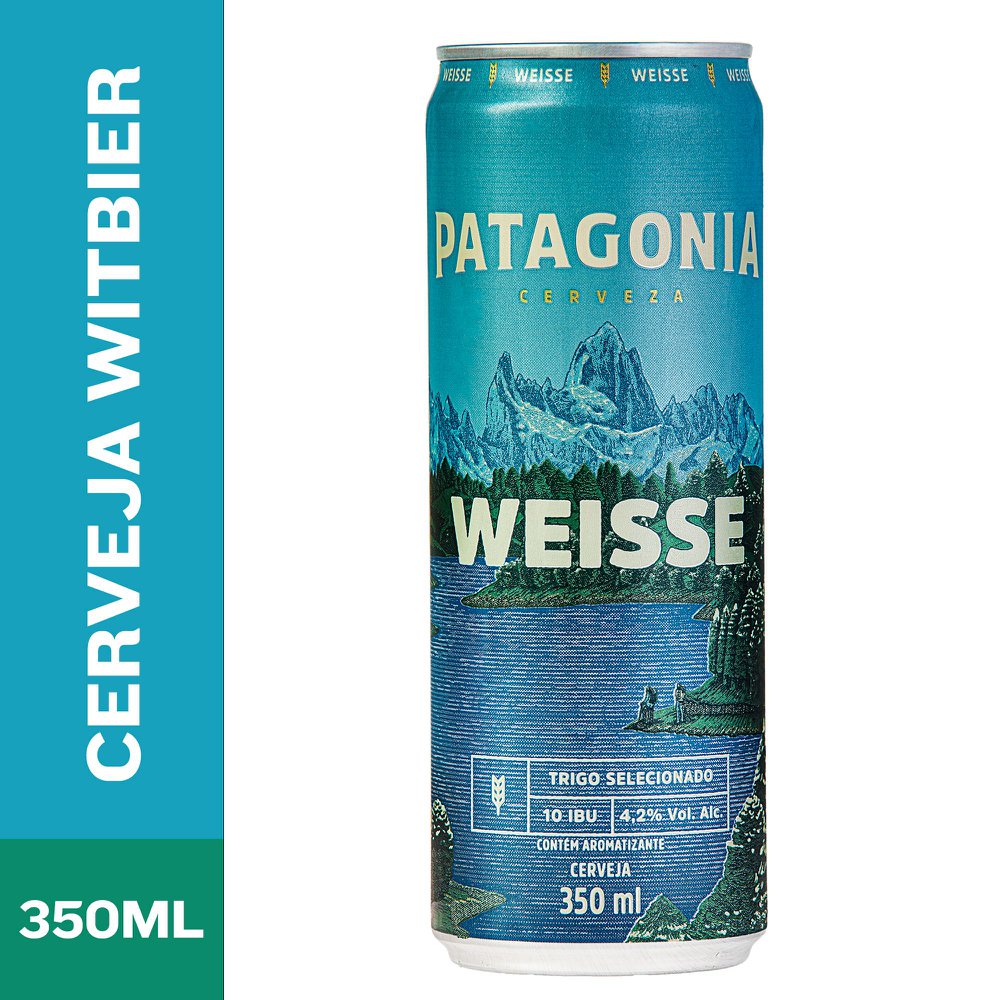 Encontraproduto.com.br - Cerveja Patagonia Weisse Lata 350 ml