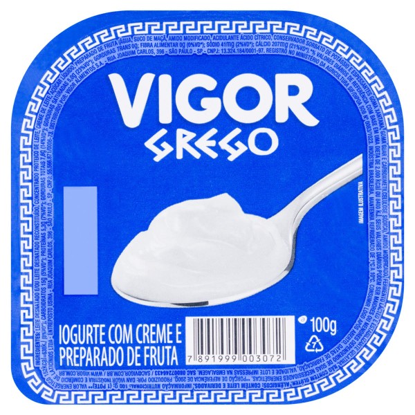 Encontraproduto.com.br - Iogurte Vigor Grego Tradicional 100G