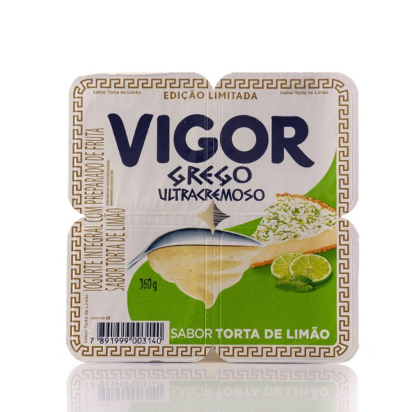 Encontraproduto.com.br - Iogurte Vigor Grego Ultracremoso Torta de Limão 360 g