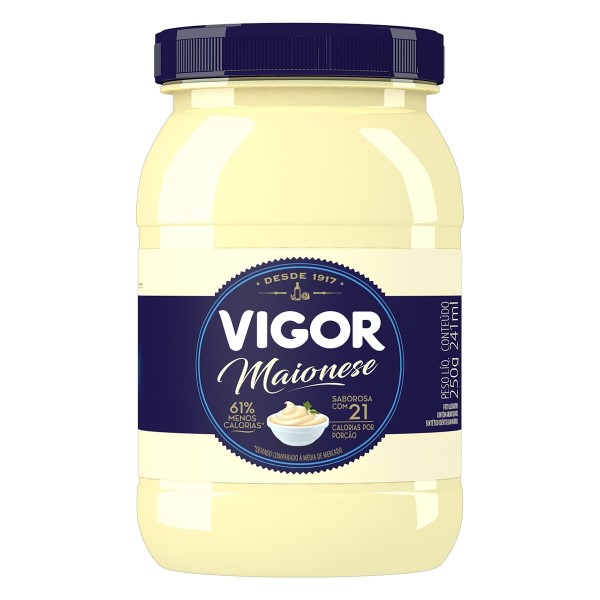Encontraproduto.com.br - MAIONESE VIGOR TRAD POTE 250G