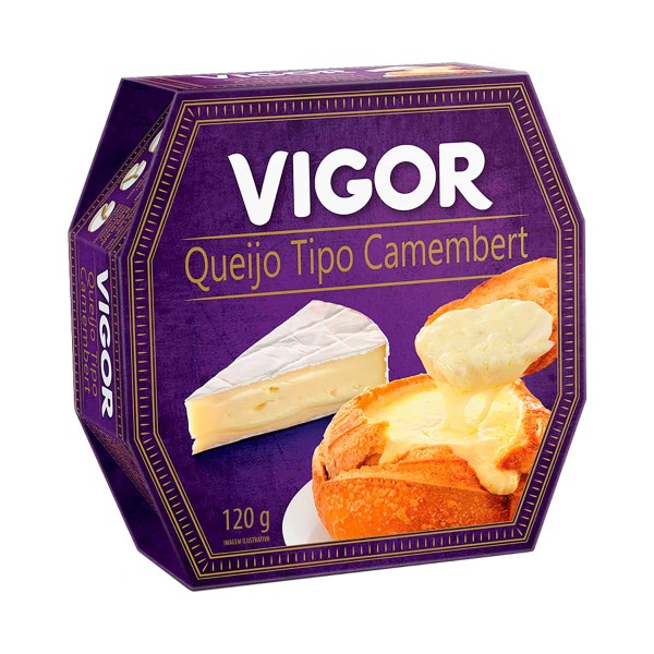 Encontraproduto.com.br - Queijo Camembert Vigor 120g