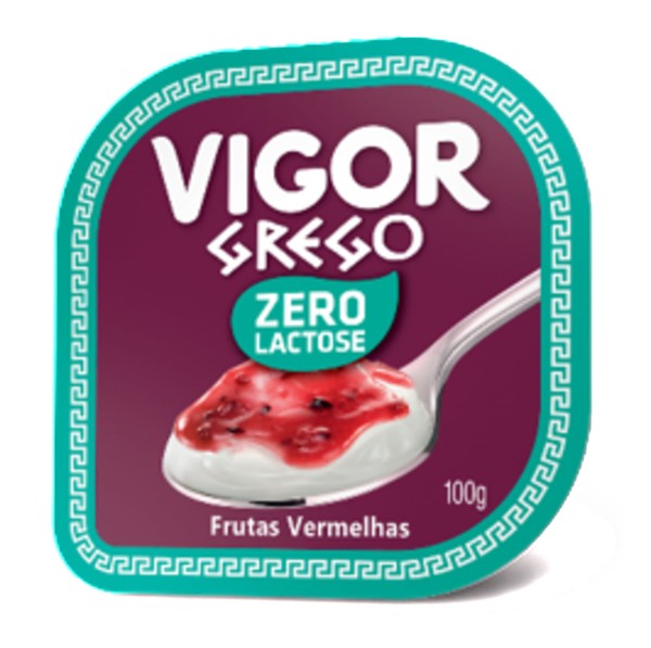 Encontraproduto.com.br - Iogurte De Frutas Vermelhas Zero Lactose Grego Vigor 100 G