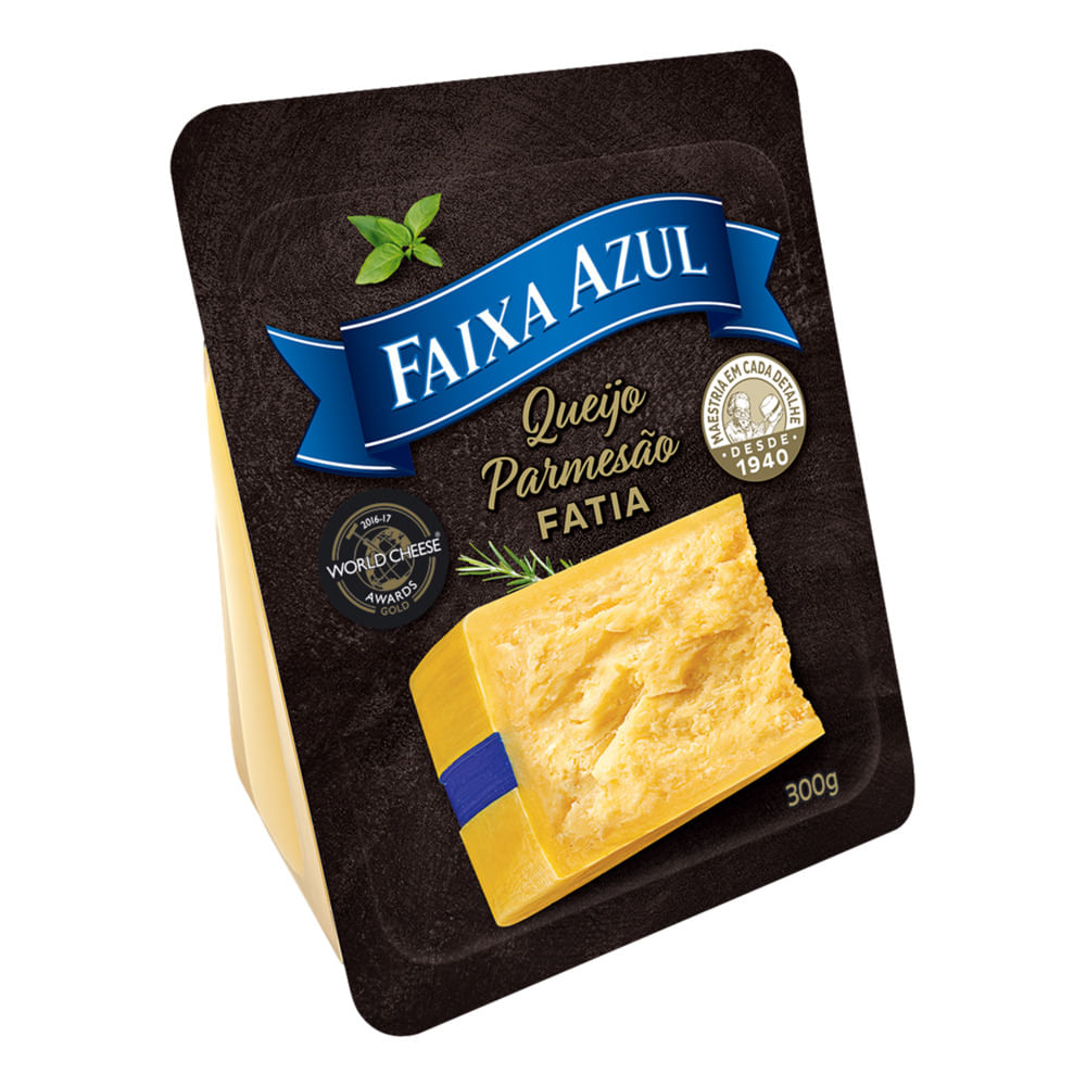 Encontraproduto.com.br - Queijo Parmesão Faixa Azul Pedaço com 300g