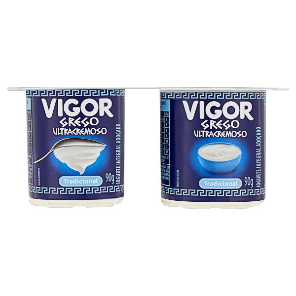Encontraproduto.com.br - Iogurte Vigor Grego Ultracremo Tradicional 360g