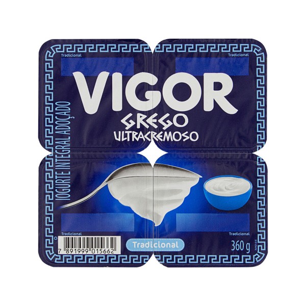 Encontraproduto.com.br - Iogurte Vigor Grego Ultracremo Tradicional 360g