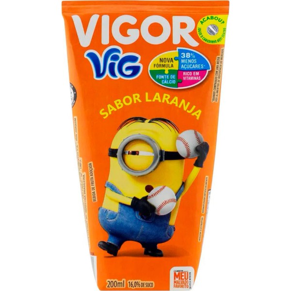 Encontraproduto.com.br - Bebida Com Suco Vigor Laranja 200ml