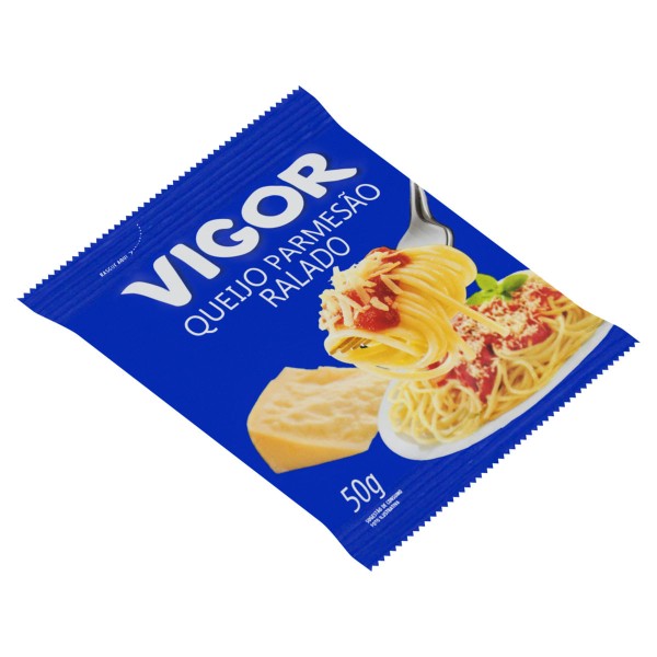Encontraproduto.com.br - Queijo Parmesão Ralado Vigor Sachê com 50g