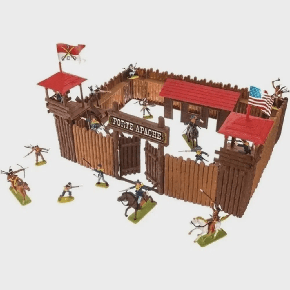 Encontraproduto.com.br - Acampamento Forte Apache Fort The West c/ 20 Figuras - Gulliver