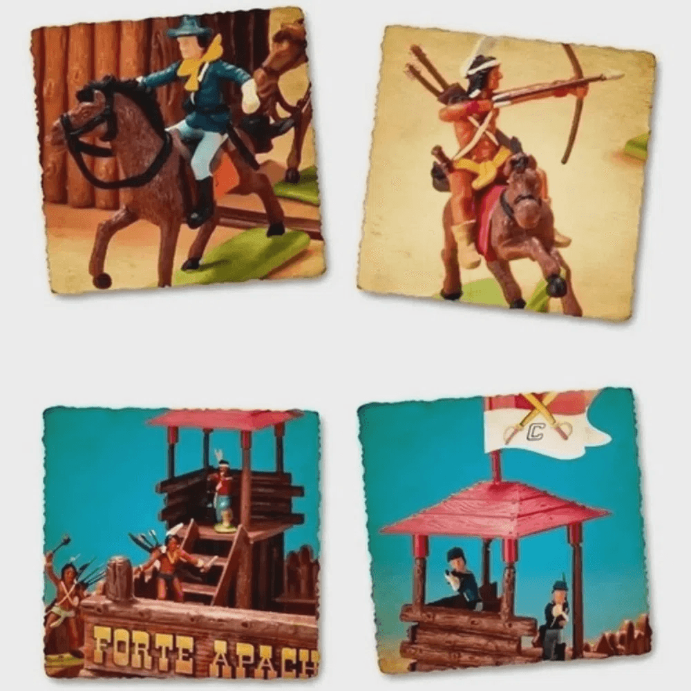 Encontraproduto.com.br - Acampamento Forte Apache Fort The West c/ 20 Figuras - Gulliver